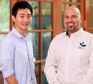 Charles Park & Ray Kikavousi, owners at FirstLight Home Care of Orange