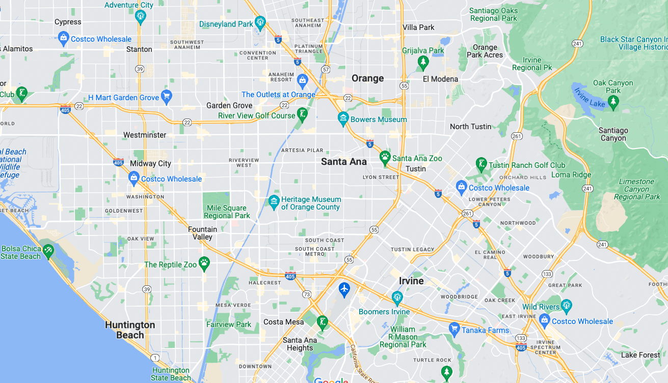 FLHC Irvine Territory Map